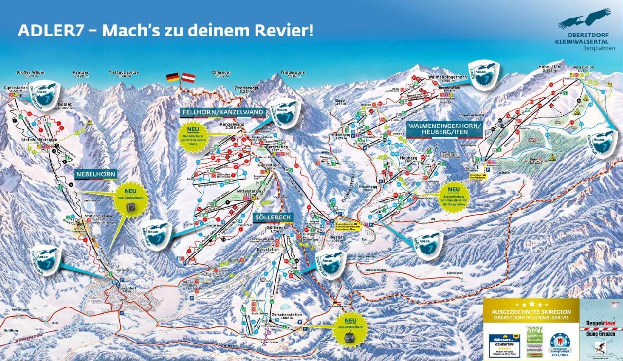 Bergfex Falkenberg 304 Mit Sommer-Bergbahnticket Oberstdorf Eksteriør bilde
