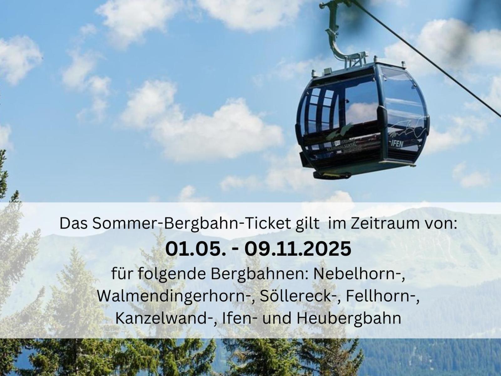 Bergfex Falkenberg 304 Mit Sommer-Bergbahnticket Oberstdorf Eksteriør bilde